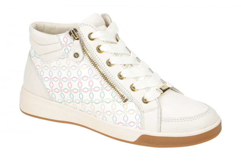 ARA Rom Schuhe Sneaker creme weiß multi 12-44499