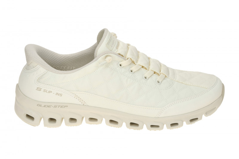 Skechers Glide Step Schuhe beige offwhite Slip-Ins 104556