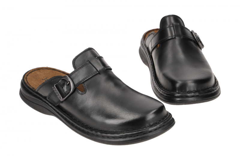 Josef Seibel Madrid Pantoletten Clogs schwarz