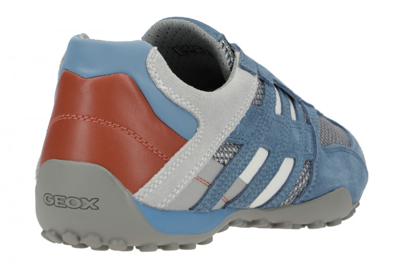 Geox Snake Schuhe Slipper blau avio U8207F