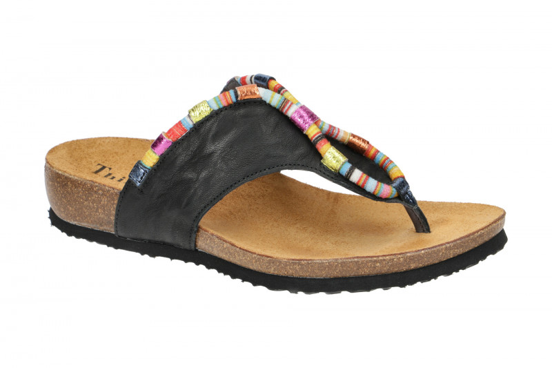 Think Julia Pantolette schwarz kombi 211