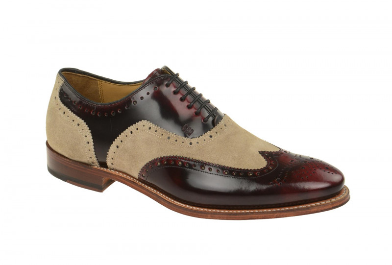Gordon & Bros Schuhe Fabien rot beige 3859-C