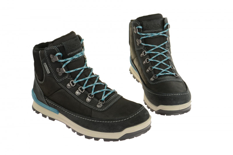 ecco Oregon Herren Stiefel schwarz Gore-Tex