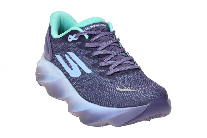 Skechers SKX Aero Burst Schuhe lila blau Running Damen 172210