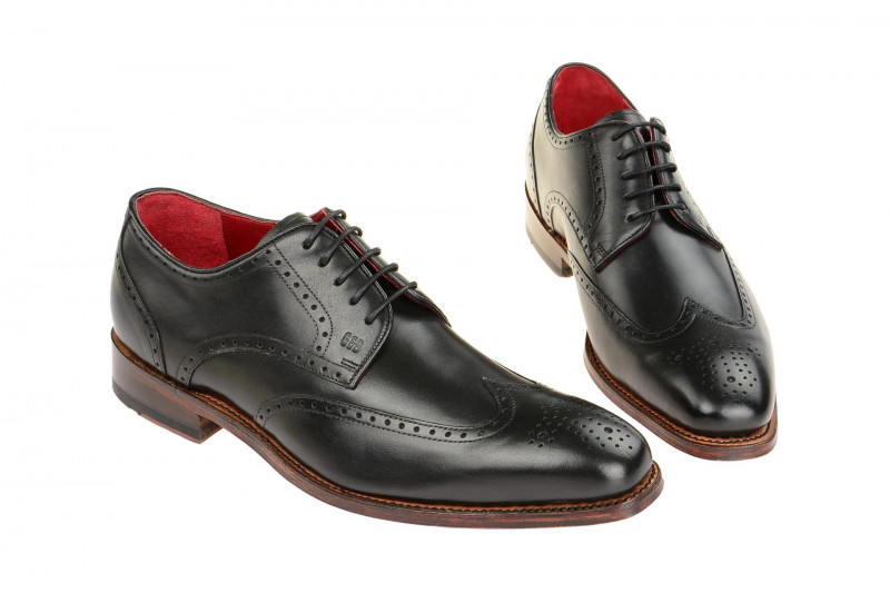 Gordon Bros Schuhe Havret schwarz Rahmengenäht 2466-A