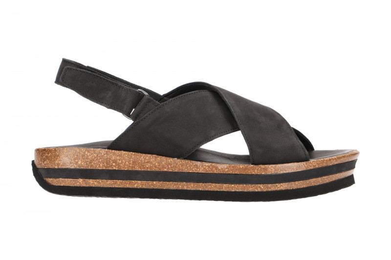 Think Zega Sandale schwarz Nubuck 388