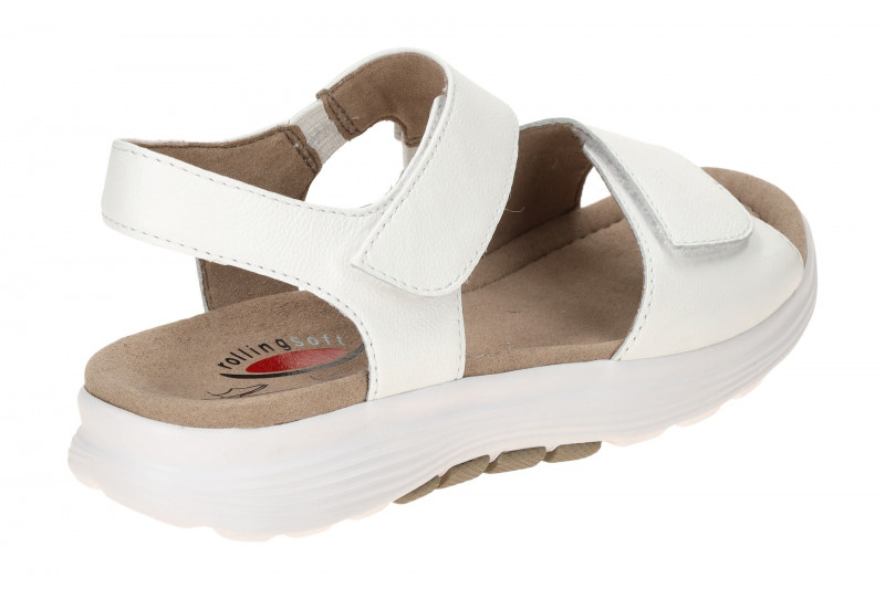 Gabor RollingSoft Sandale weiß Glattleder 86.815.50