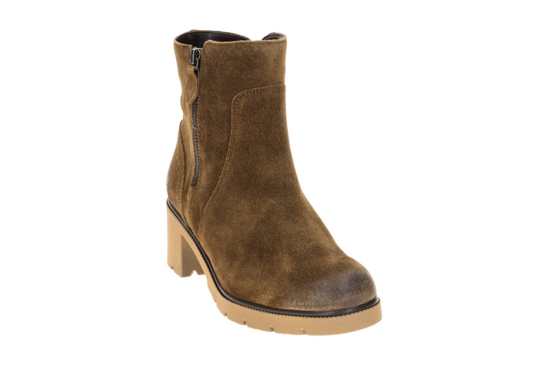 Gabor Stiefelette Ankle Boots braun Velour H-Weite 8064.03.004