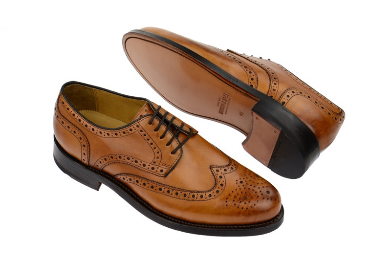 Gordon & Bros Levet Schuhe braun tan Rahmengenäht 2318-C