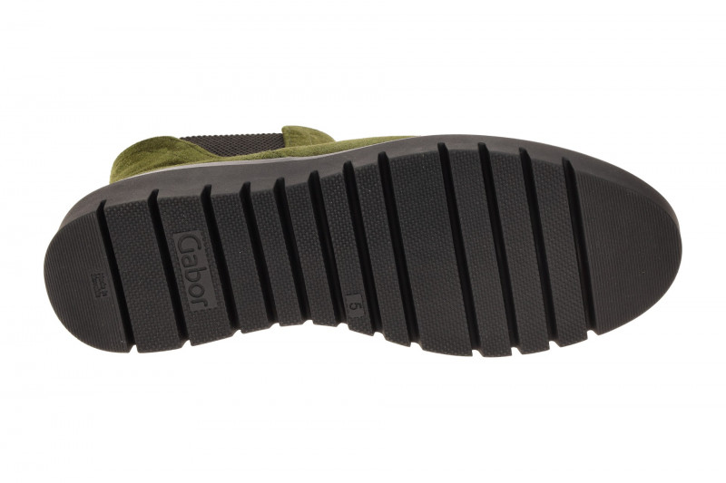 Gabor Keil Stiefelette grün olive Chelsea Stil 8015.01.006