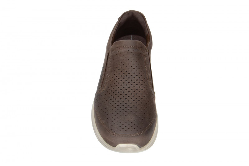 Ecco Irving Schuhe Slipper braun coffee gelocht