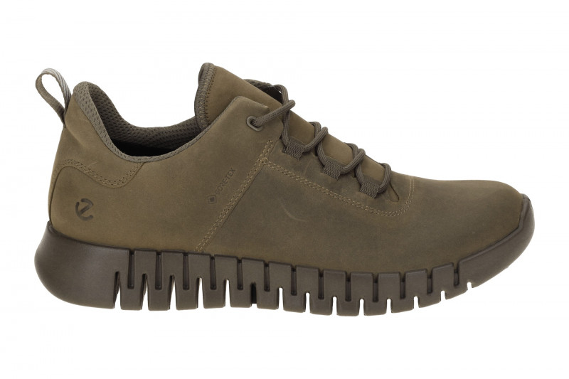 Ecco Gruuv Schuhe taupe braun Sneakers GORE-TEX 525224