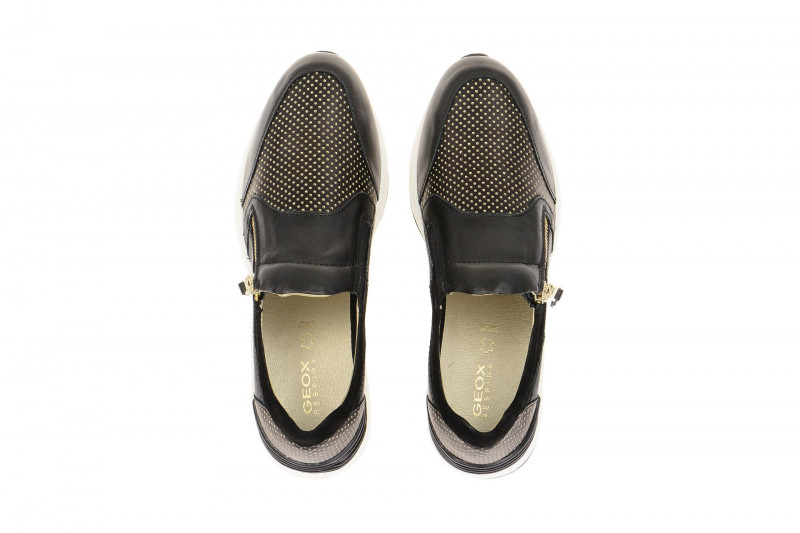 Geox Omaya Schuhe schwarz gold