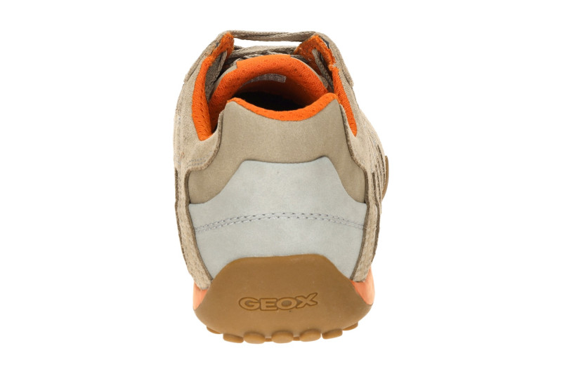 Geox Snake Schuhe beige sand Velour Nubuck U55MNA