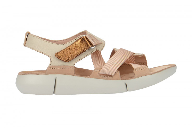 Clarks Damen Sandale TriClover beige rosa