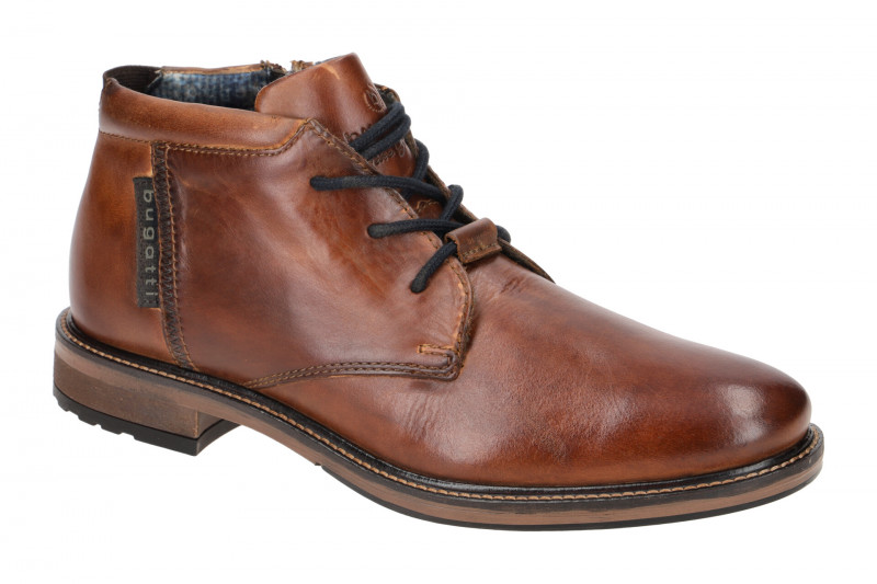 bugatti Marcello I Stiefelette Schuhe braun cognac 78238