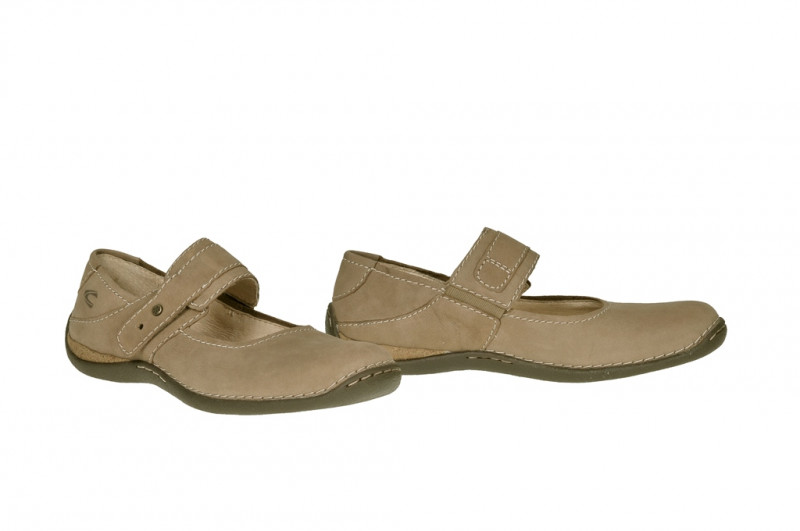 camel active Marrakesh Slipper in taupe beige Mary Jane