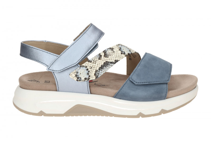 Gabor RollingSoft Sandale blau kombi 86.882.26