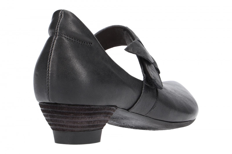 Think Aida Riemchen Pumps schwarz 4-84250-00
