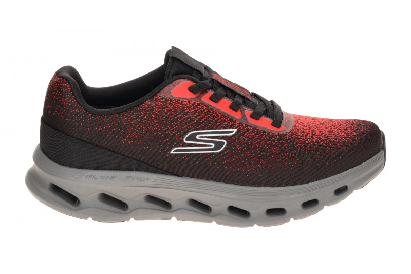Skechers Go Walk Gliede Step Schuhe Slipper schwarz rot 217020