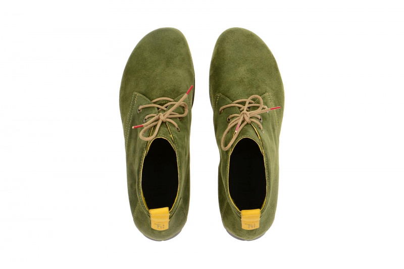 Think Menscha Stiefelette grün Velour