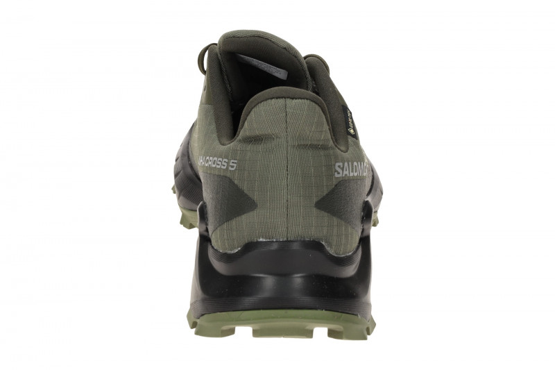 Salomon Alphacross 5 GTX Schuhe grün olive GORE-TEX 473103