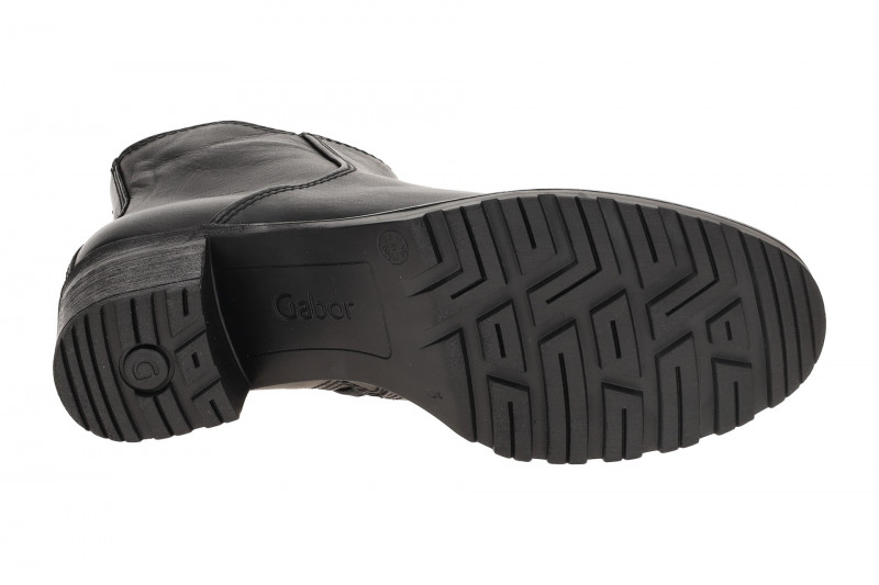 Gabor comfort Stiefelette schwarz Glattleder 72.800.57
