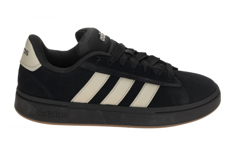 Adidas Grand Court Alpha Sneakers Schuhe schwarz grau Herren JS3807