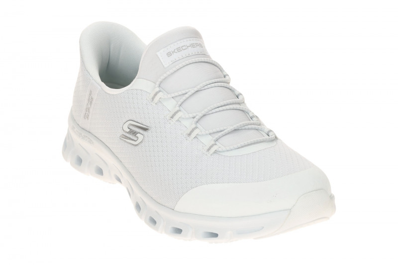 Skechers Glide Step Slipper Schuhe weiß Slip-Ins 104547
