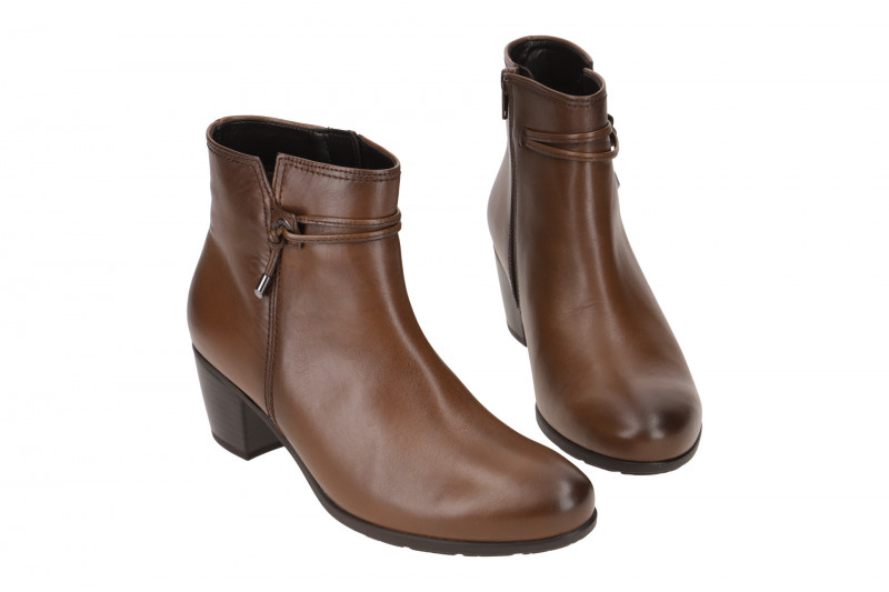 Gabor Stiefelette sattel braun Nappa 35.522.24