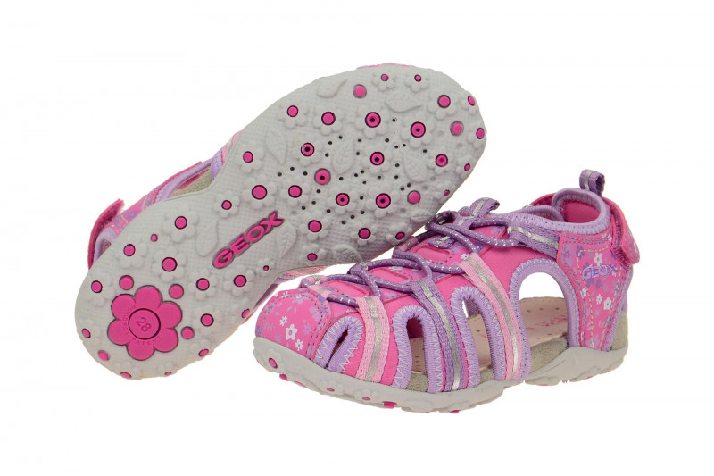 Geox Respira S.Roxanne Mädchen Sandaletten in pink lila