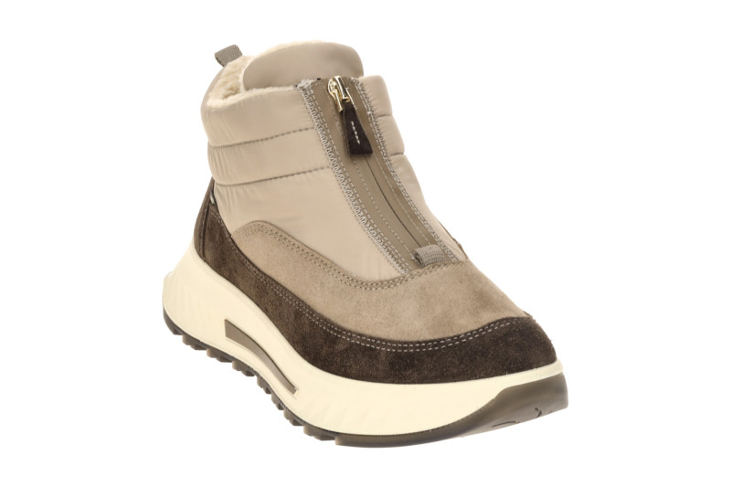 ARA St. Moritz Winter Stiefelette Boots taupe braun GORE-TEX H-Weite