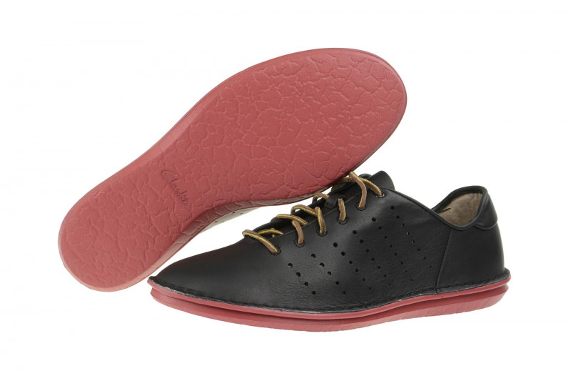 Clarks Tamho Race Schuhe schwarz Gr 8