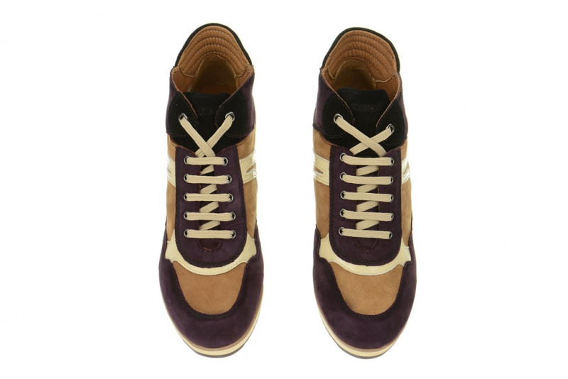 Geox Illusion Schuhe lila braun D2454A