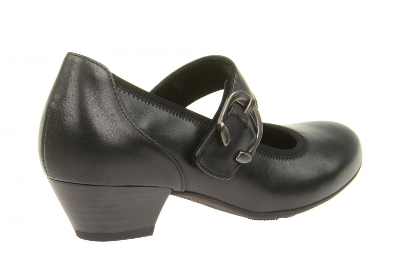 Gabor comfort Riemchen Pumps schwarz H-Weite