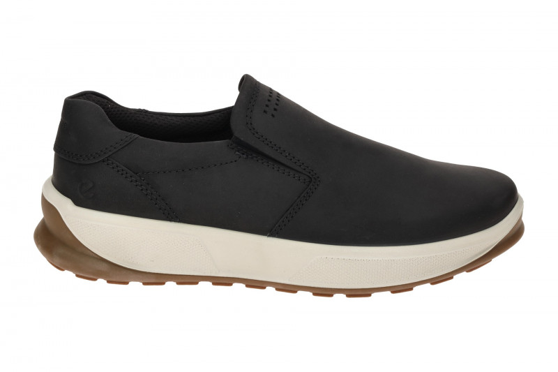 Ecco Byway Slipper Schuhe schwarz Nubuck 522824