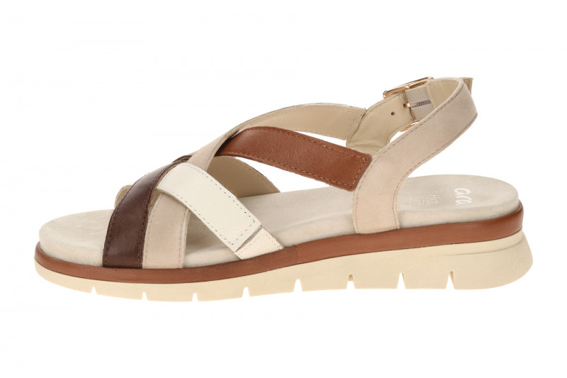 ara Cambridge Sandale grau braun Kreuzriemchen 12-26508