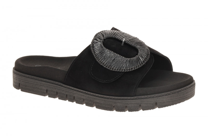 Gabor Pantolette schwarz uni 83.742.17