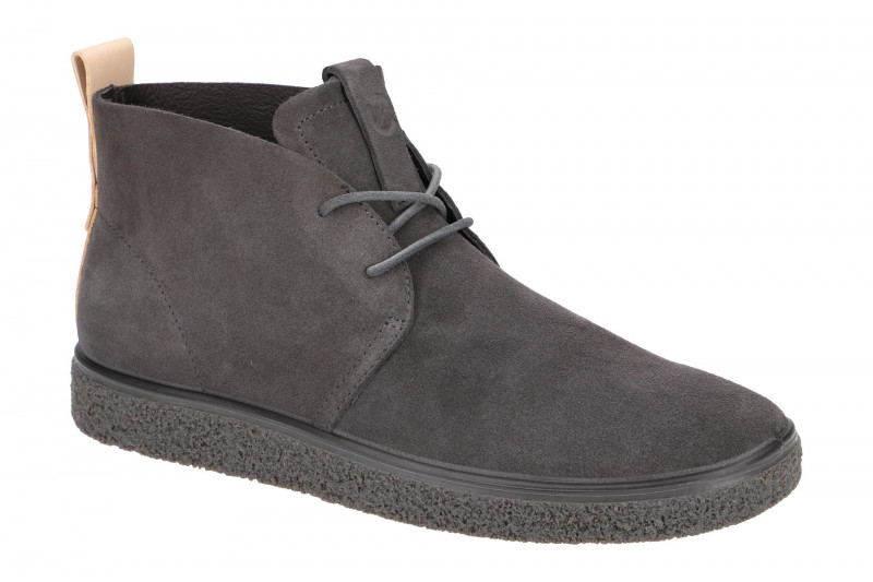 Ecco CrepeTray Herren Stiefelette grau