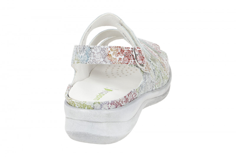 Waldläufer Merle Sandale offwhite floral M-Weite