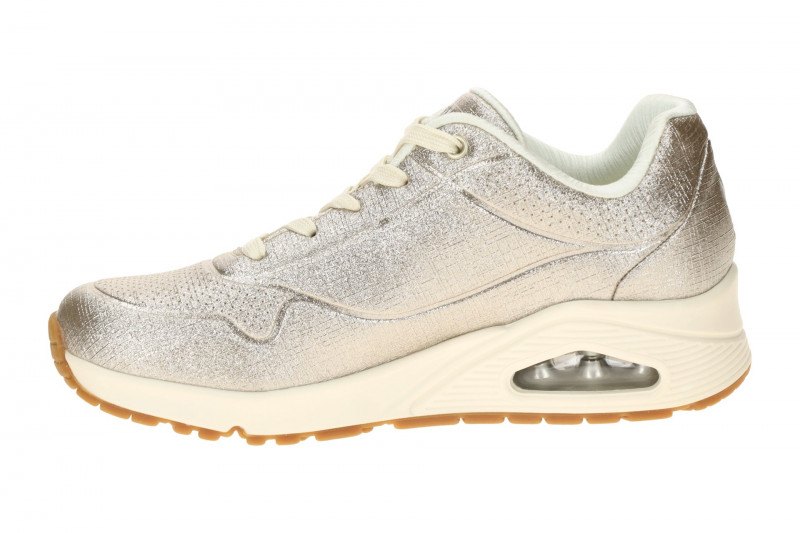 Skechers Uno Sneakers beige Glitzer metallic 177859