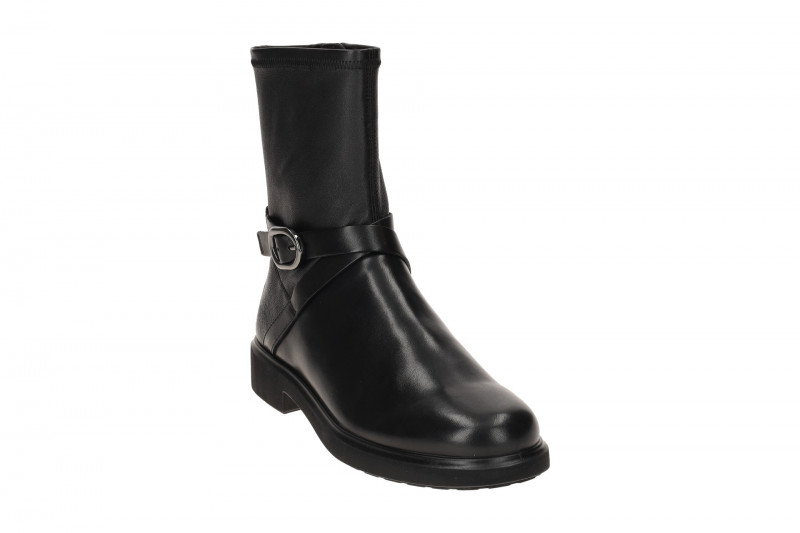 Ecco Metropole Amsterdam Stiefelette schwarz Bikerboots 222083