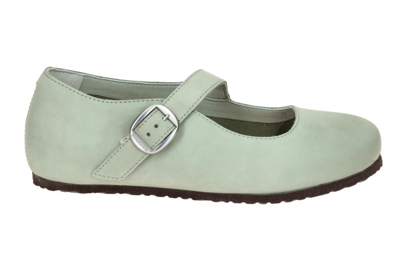 Birkenstock Tracy Schuhe Mary-Jane grün SCHMAL 1029755