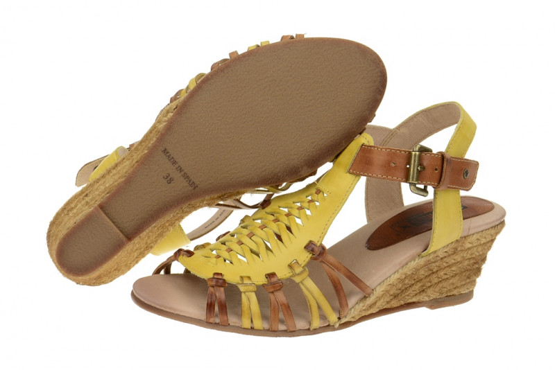 Pikolinos Keil Sandalette - Cullera sol gelb - 976-8112