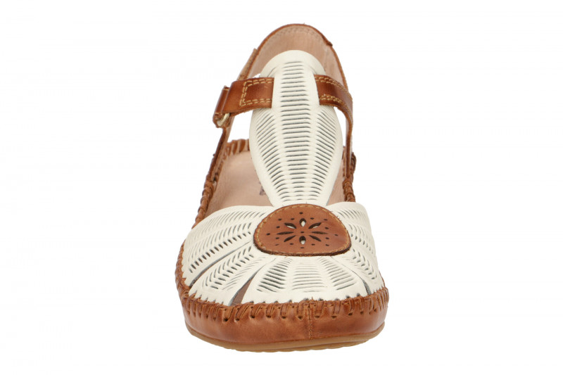 Pikolinos Vallarta Sandale weiß braun 655-0575