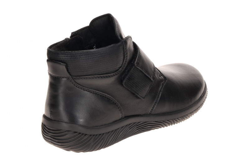 Waldläufer Roya Stiefelette schwarz Klett K-Weite