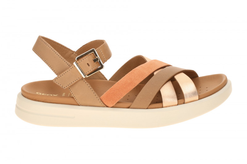 Geox Xand Sandalen braun kupfer metallic D35PAB