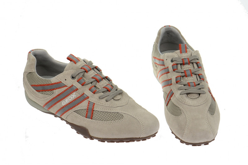 Geox Snake Schuhe grau beige U2207S