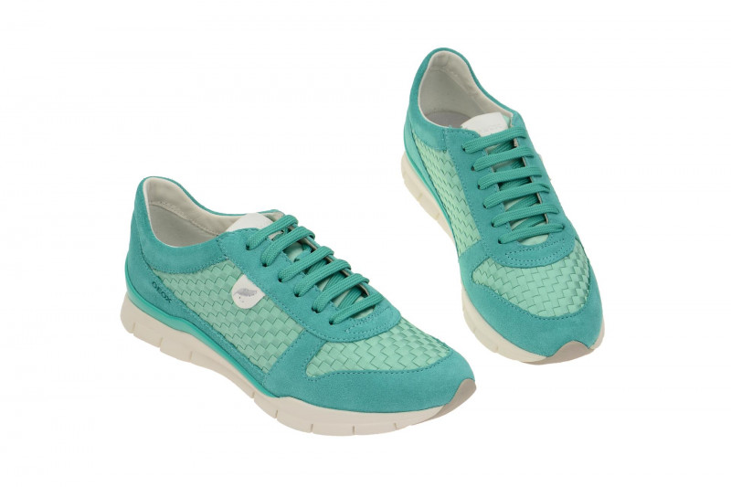 Geox Sukie Schuhe grün karo D52F2A
