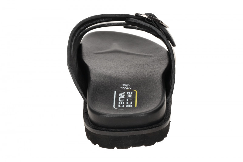 camel active Vivo Pantolette schwarz Herren Nappa 54VV001